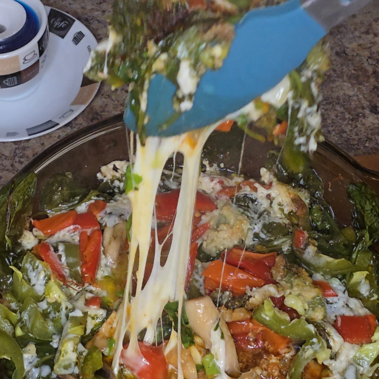 Ultimate Baked Cherry Tomato, Bocconcini & Spinach Dip