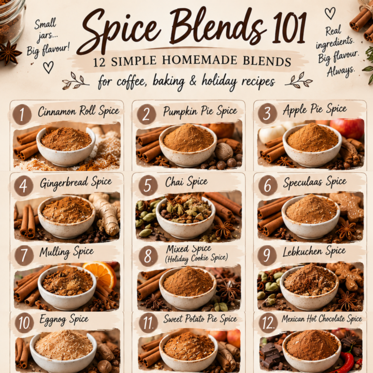 How To Make Your Own Spice Blends 101 | 12 Recipes Cards
